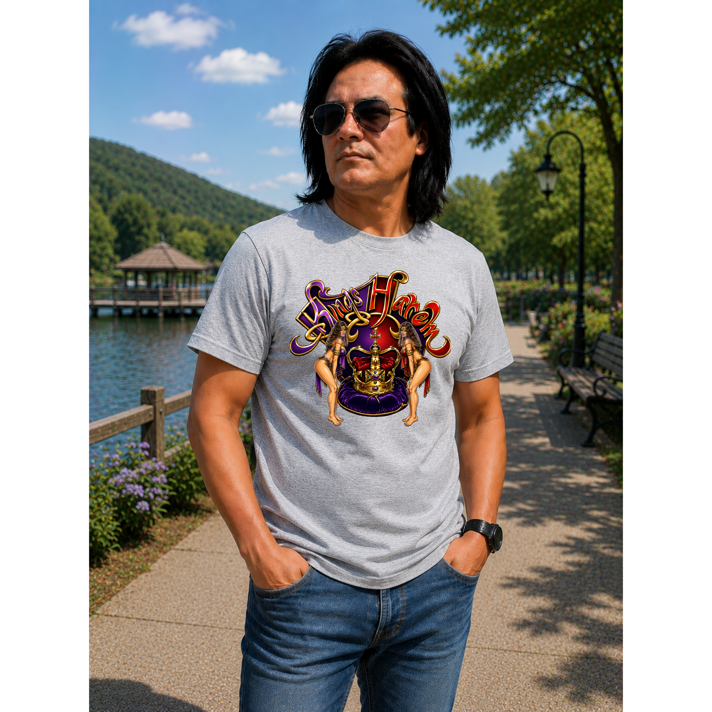 Kings Harlem Merch Graphic T-Shirt | Premium Urban Streetwear Tee | Vintage Hip Hop Inspired Unisex Shirt