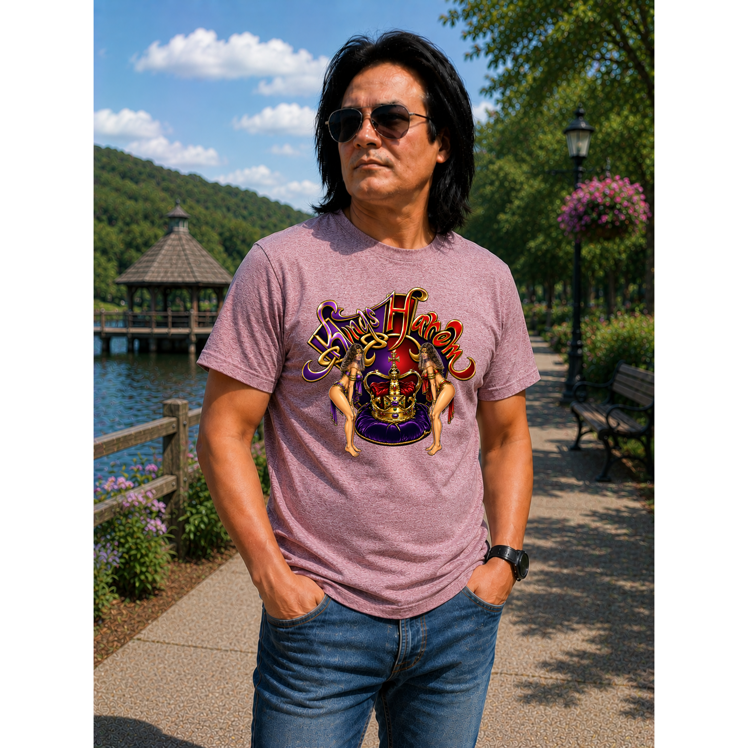Kings Harlem Merch Graphic T-Shirt | Premium Urban Streetwear Tee | Vintage Hip Hop Inspired Unisex Shirt
