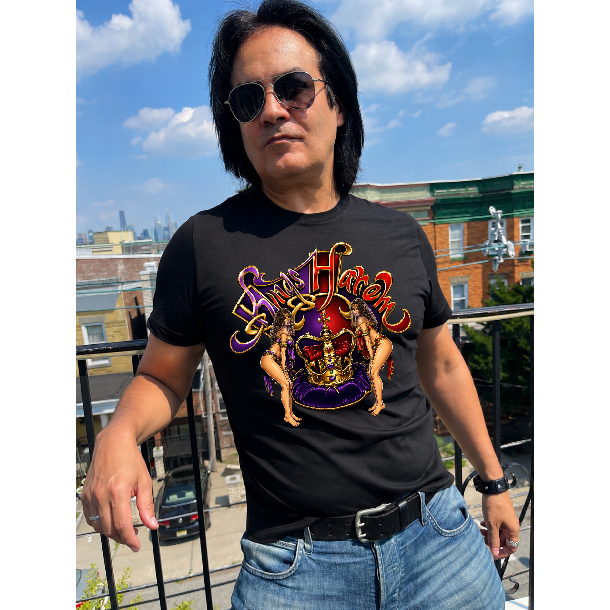 Kings Harlem Merch Graphic T-Shirt | Premium Urban Streetwear Tee | Vintage Hip Hop Inspired Unisex Shirt