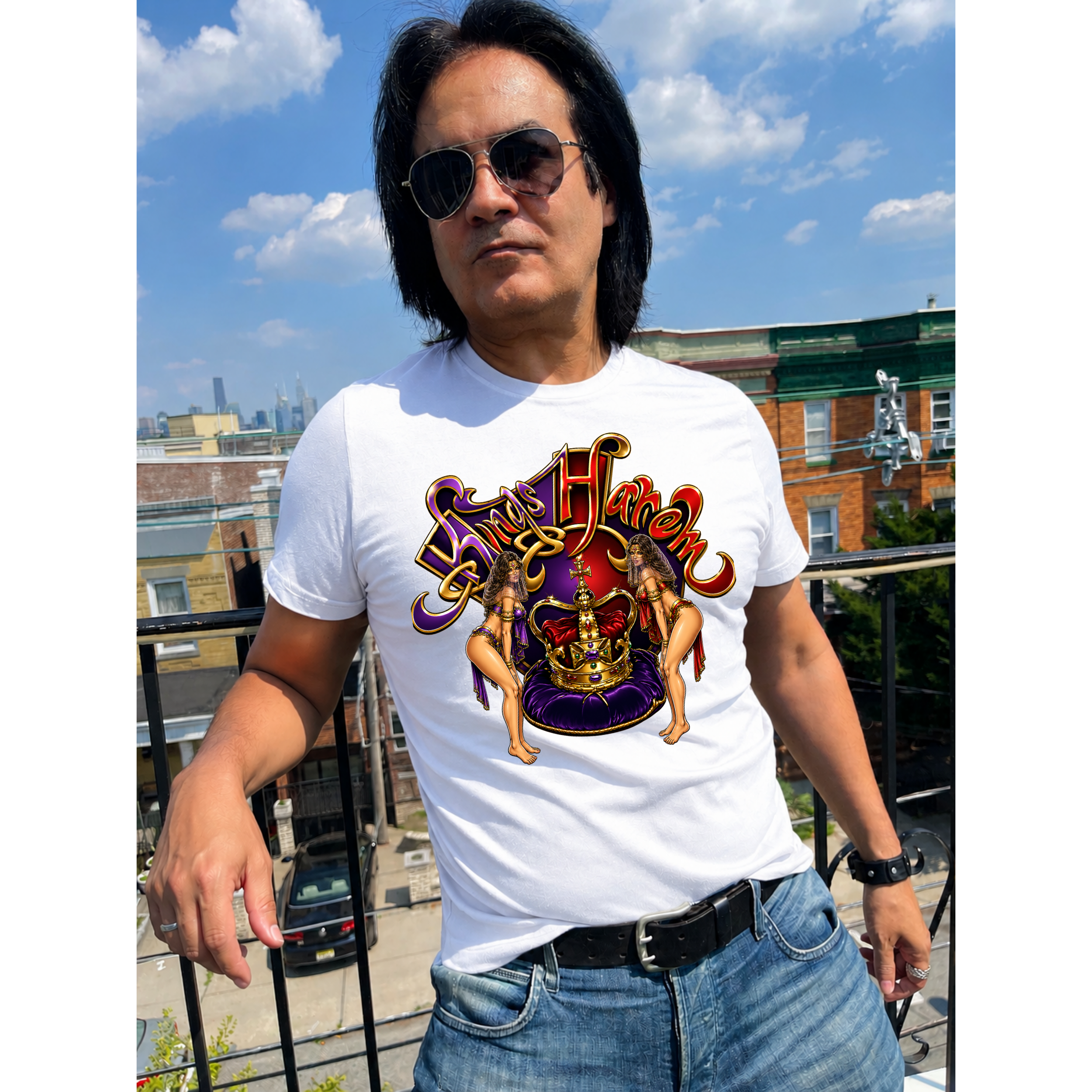 Kings Harlem Merch Graphic T-Shirt | Premium Urban Streetwear Tee | Vintage Hip Hop Inspired Unisex Shirt