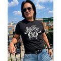 Kings Harlem Monochrome Graphic T-Shirt | Vintage Urban Streetwear Tee | Retro Hip Hop Crown Unisex Shirt