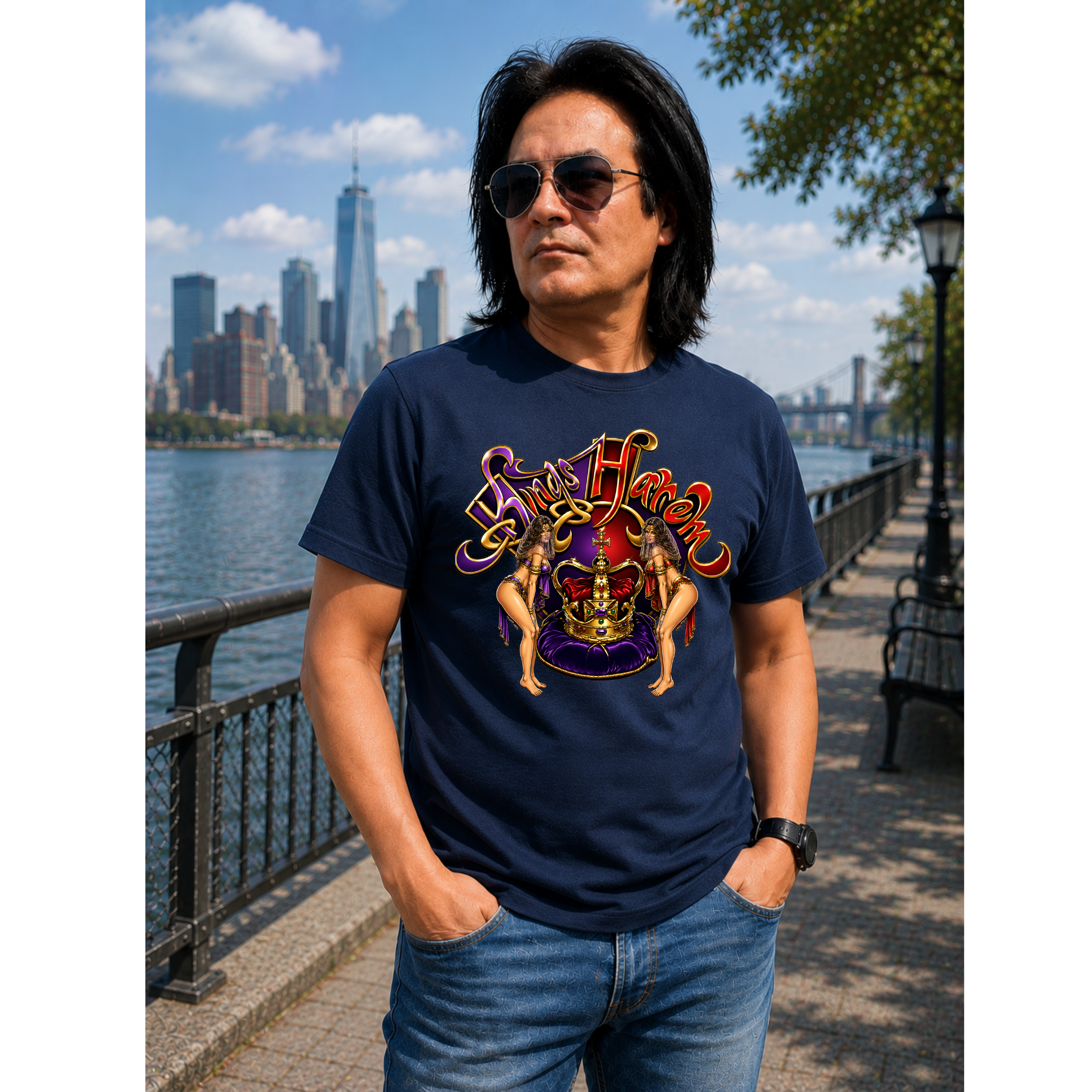 Kings Harlem Merch Graphic T-Shirt | Premium Urban Streetwear Tee | Vintage Hip Hop Inspired Unisex Shirt