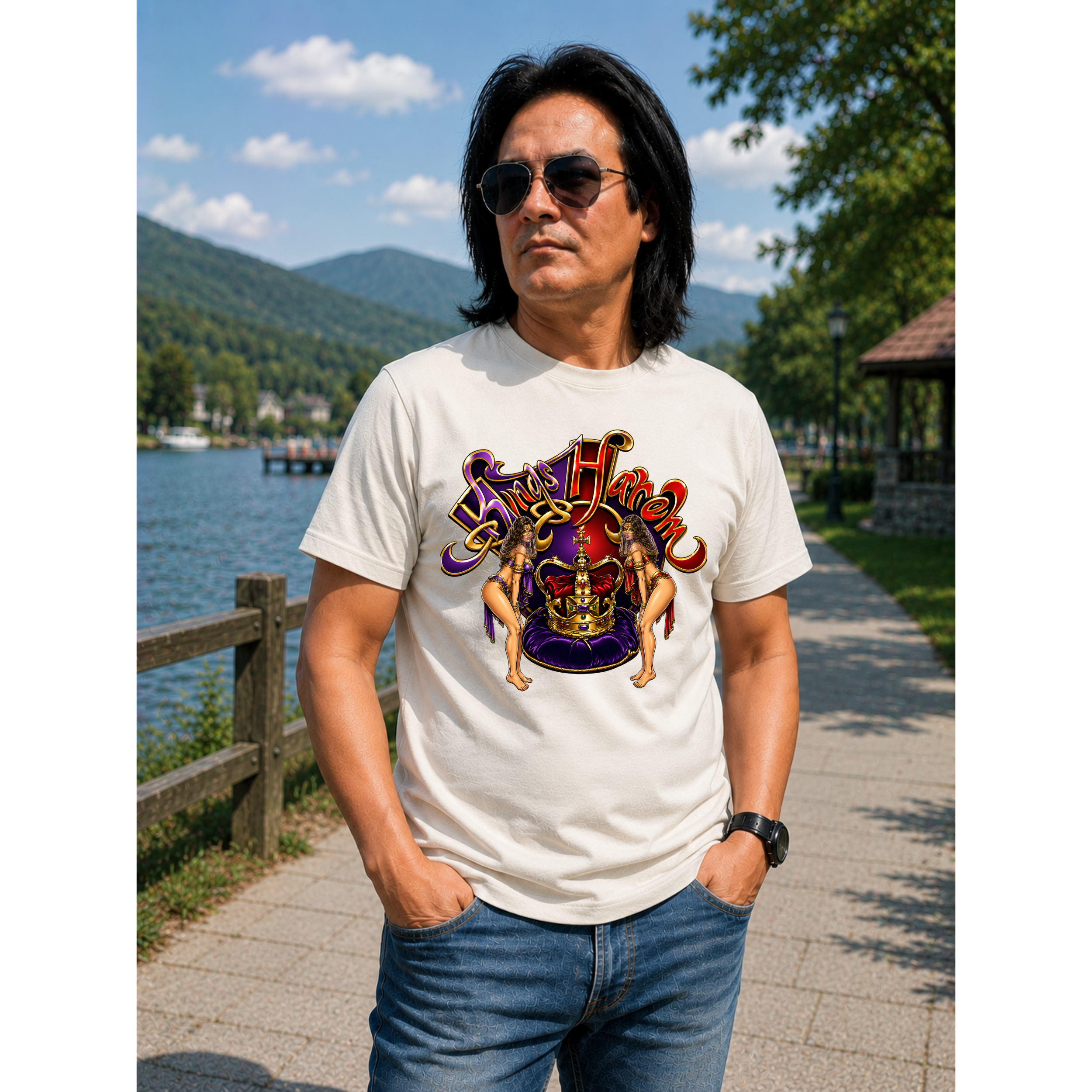 Kings Harlem Merch Graphic T-Shirt | Premium Urban Streetwear Tee | Vintage Hip Hop Inspired Unisex Shirt