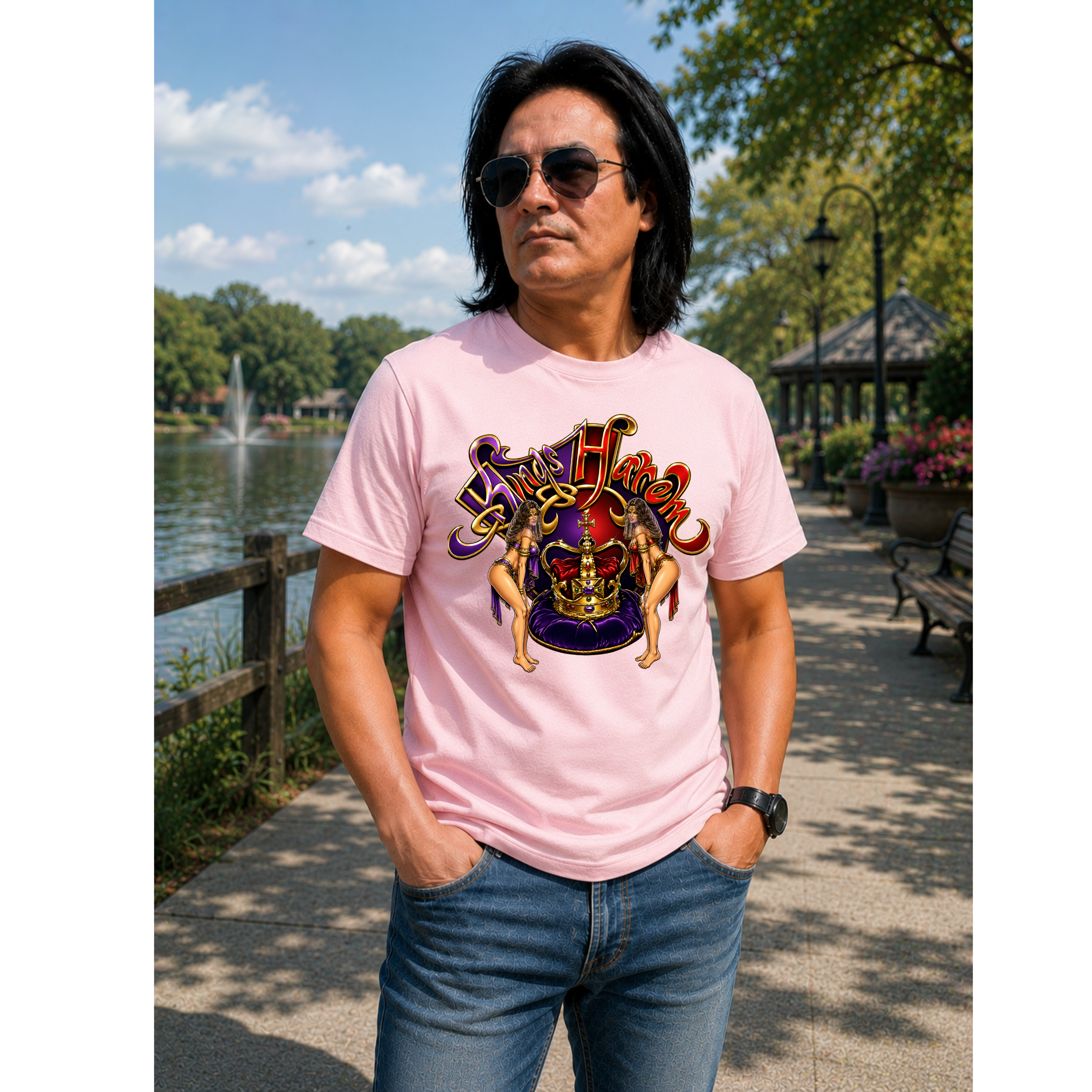 Kings Harlem Merch Graphic T-Shirt | Premium Urban Streetwear Tee | Vintage Hip Hop Inspired Unisex Shirt