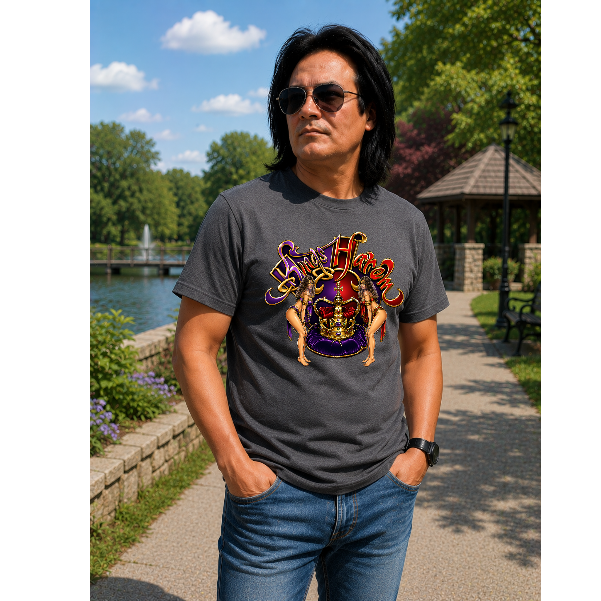 Kings Harlem Merch Graphic T-Shirt | Premium Urban Streetwear Tee | Vintage Hip Hop Inspired Unisex Shirt